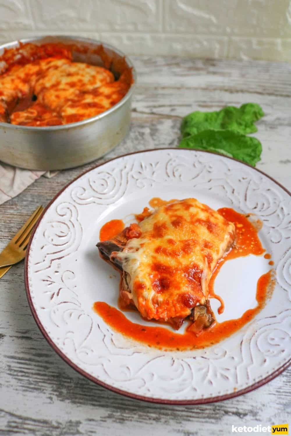 Keto Eggplant Casserole