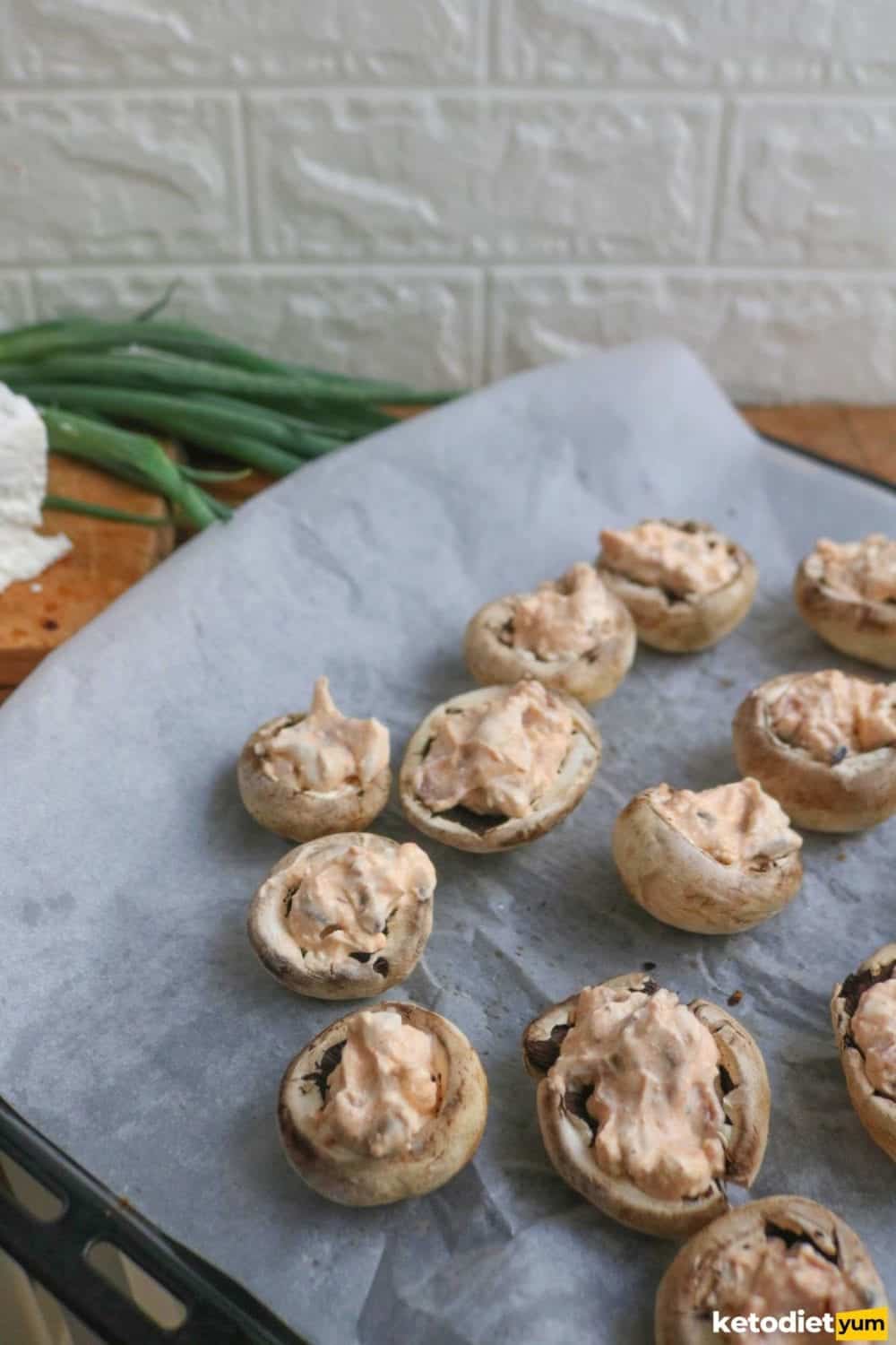 Feta Stuffed Mushrooms Recipe