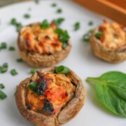 Feta Stuffed Mushrooms