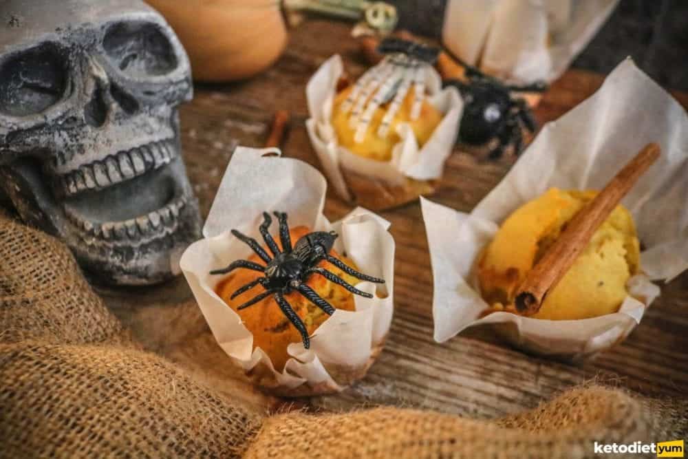 Keto Halloween Pumpkin Muffins Recipe