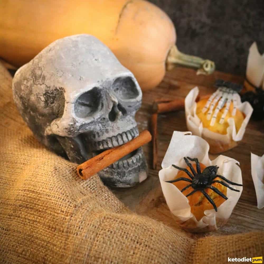 Keto Halloween Pumpkin Muffins Recipe