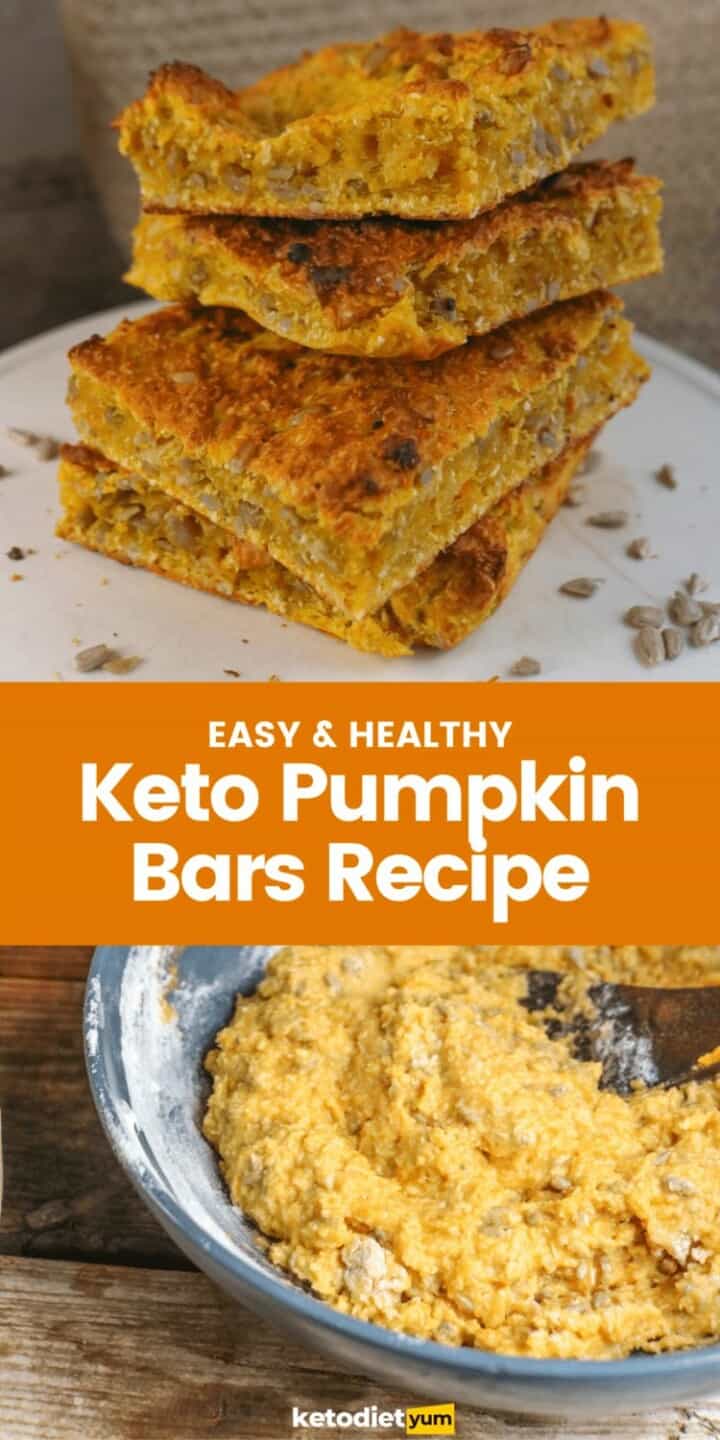 The Best Healthy Keto Pumpkin Bars