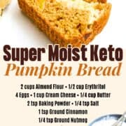 Keto Pumpkin Bread