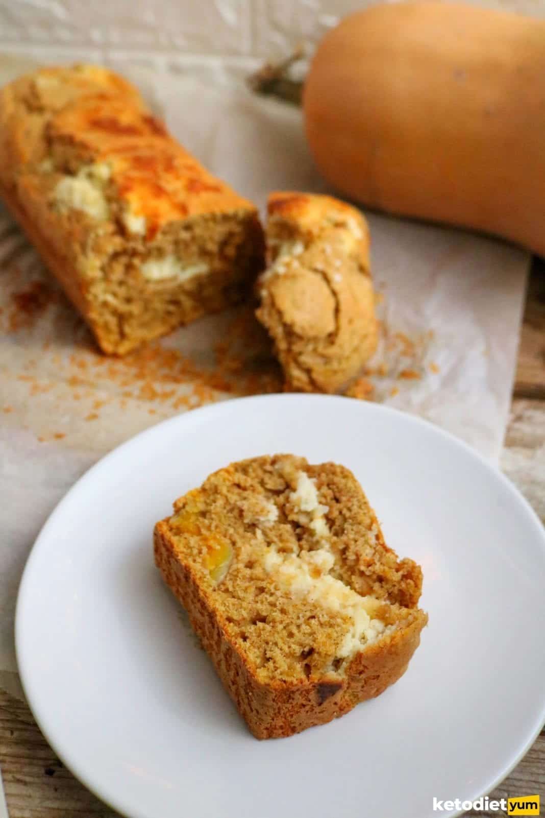 Creamy Keto Pumpkin Bread Recipe