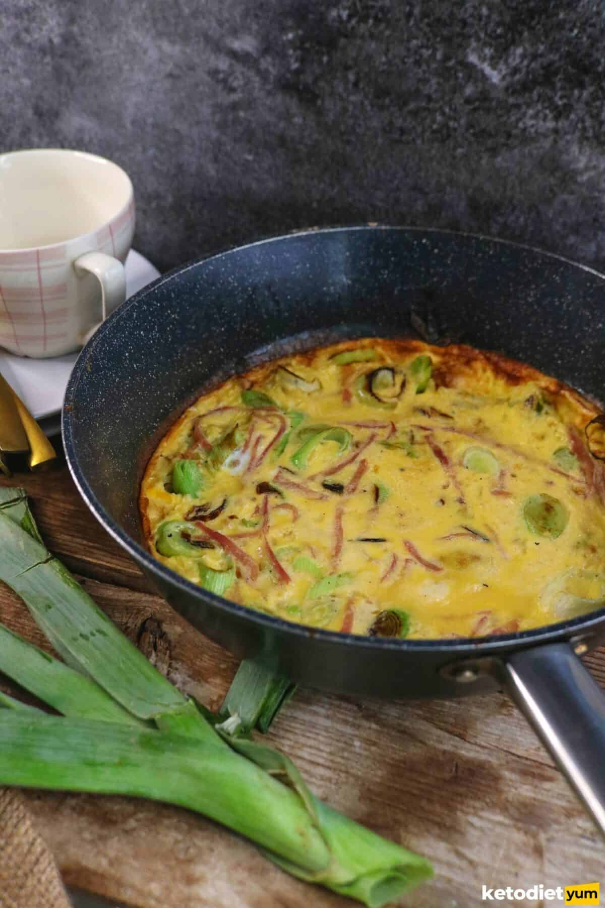 Best Leek Bacon Omelette