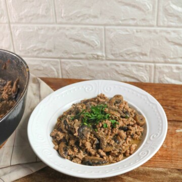 Beef Stroganoff Recipe with Mushrooms & Sour Cream (Gluten-Free)