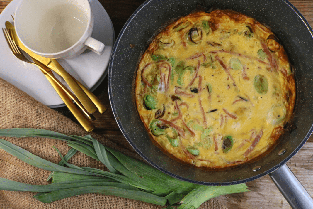 Best Keto Leek Bacon Omelette | Keto Diet Yum