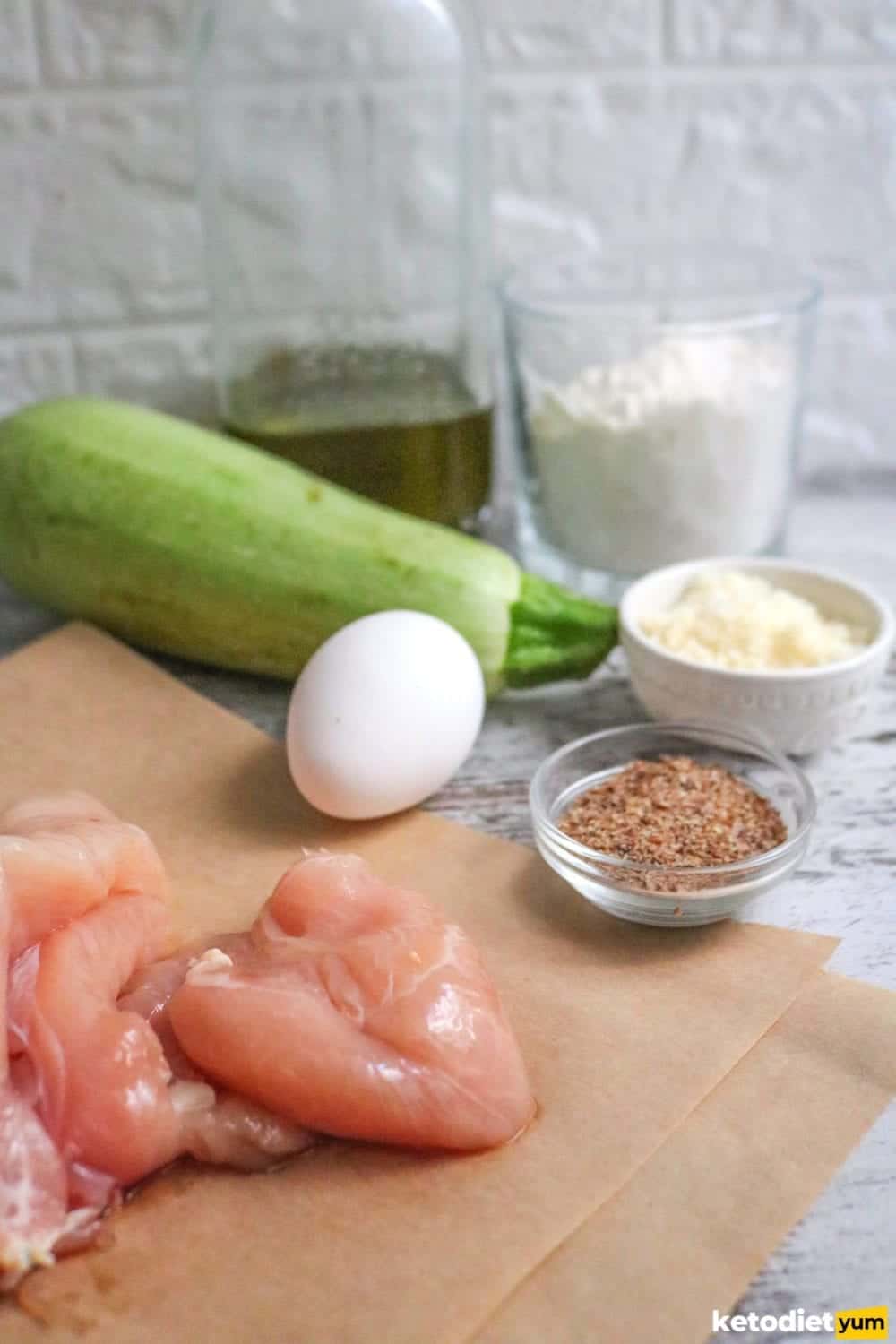 Chicken Meatballs with Zoodles