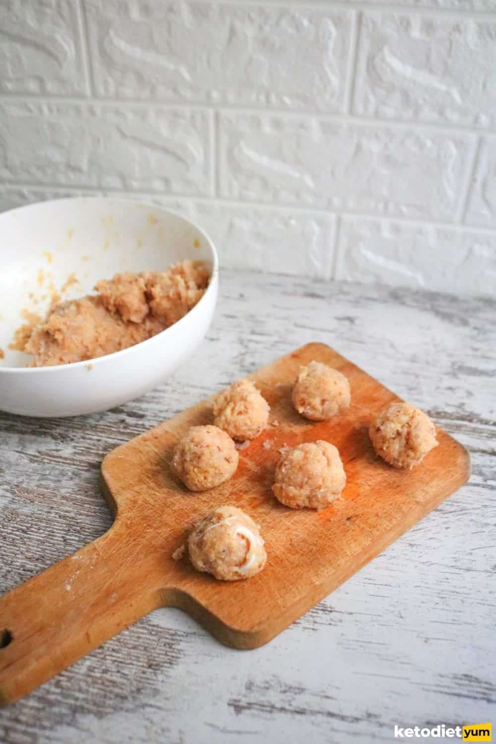 Chicken Meatballs With Zoodles - Keto Diet Yum