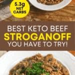 Beef Stroganoff Recipe with Mushrooms & Sour Cream (Gluten-Free)