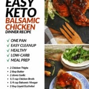 Easy Balsamic Chicken Recipe (One-Pan Dinner)