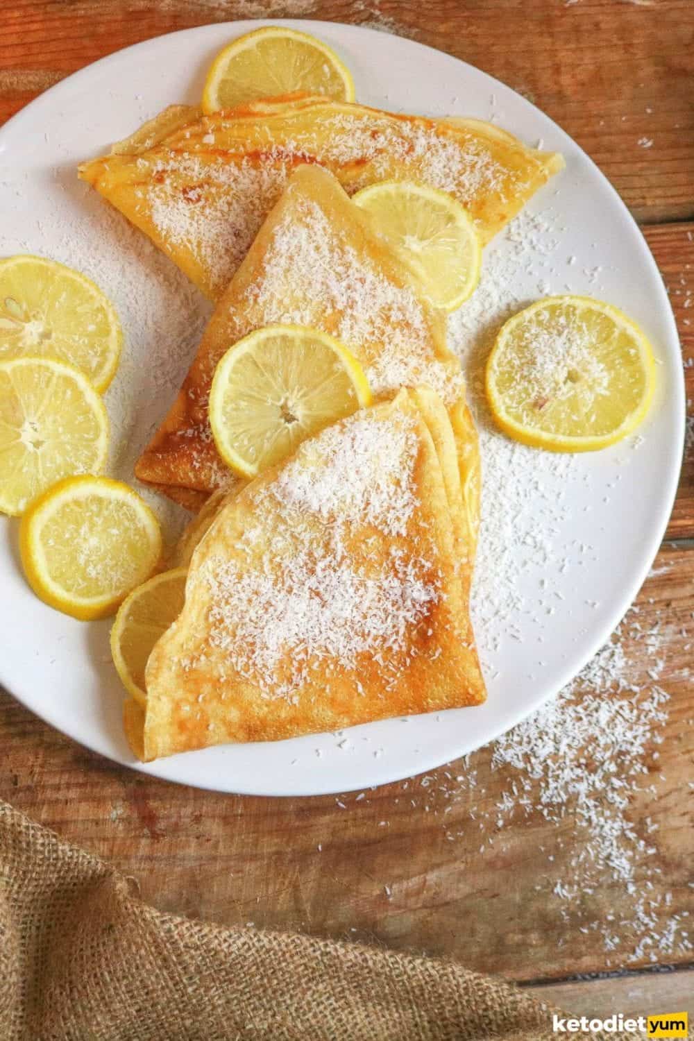 Easy Keto Crepes Recipe With Coconut Flour