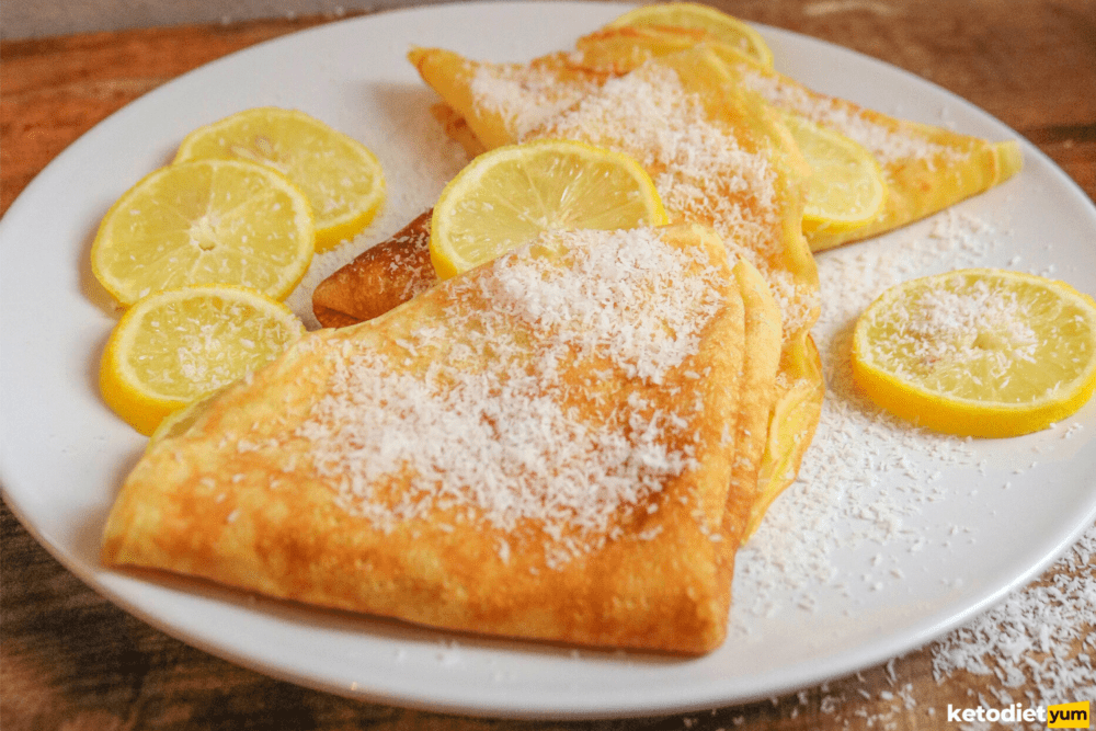 Easy Keto Crepes Recipe with Coconut Flour