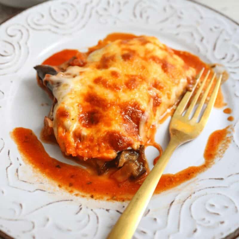 Easy Keto Eggplant Casserole (Gluten Free, Low Carb)