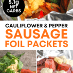 Keto Sausage Foil Packets