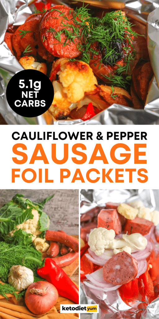 Keto Sausage Foil Packets