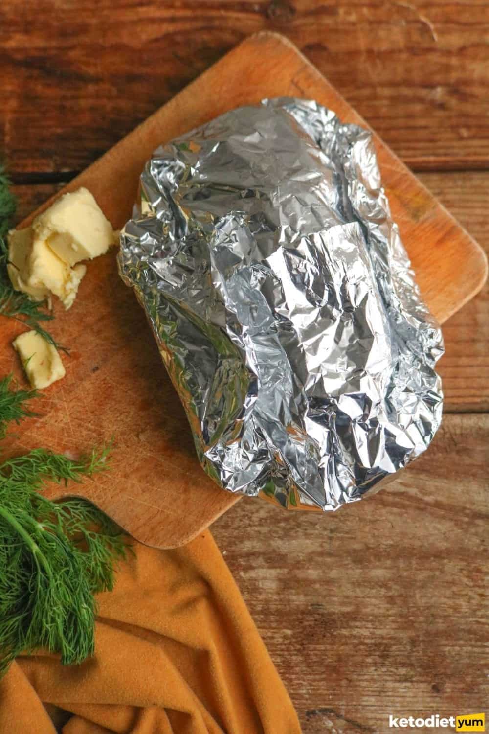 Keto Sausage Foil Packets