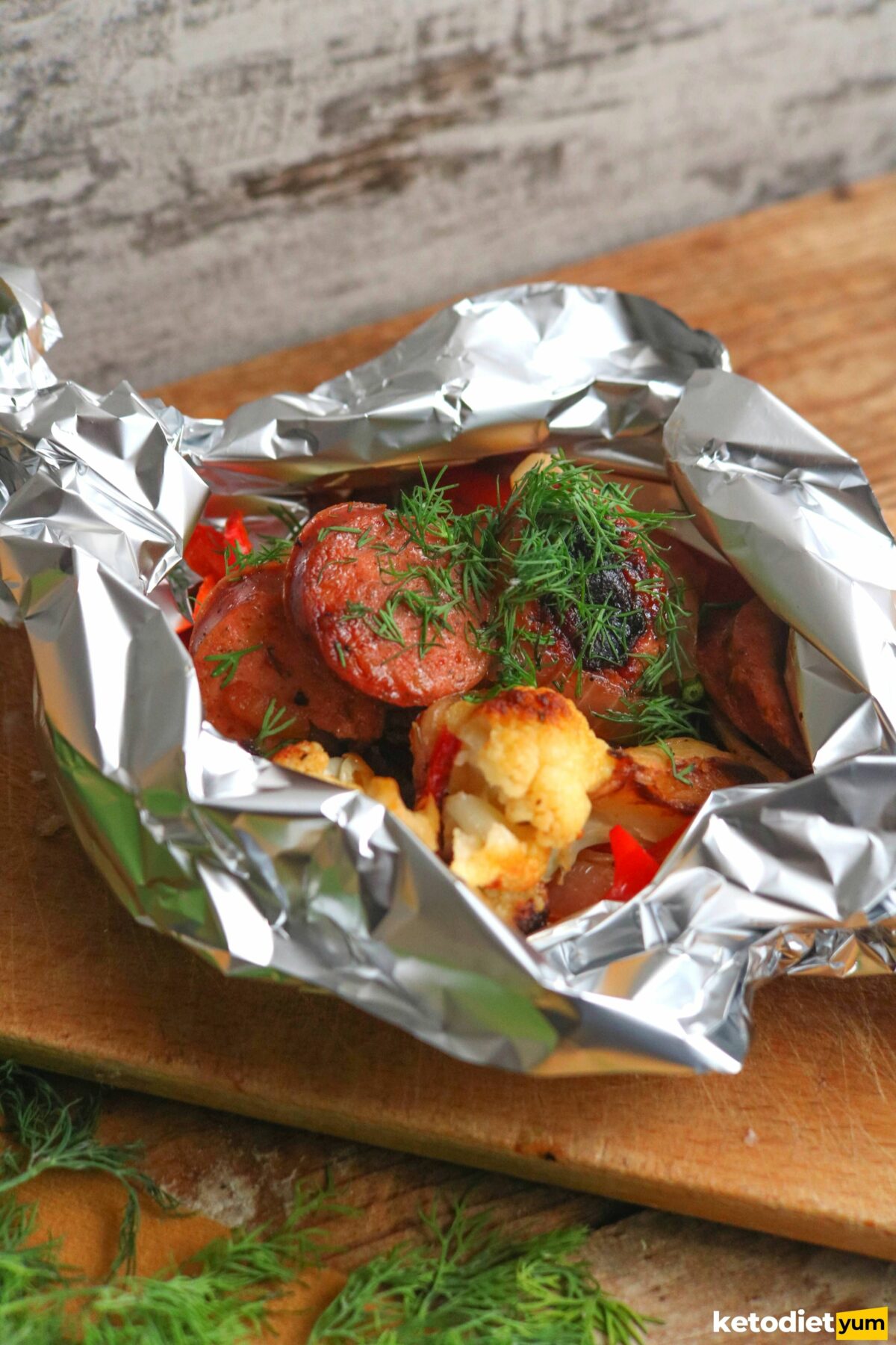 Best Keto Sausage Foil Packets