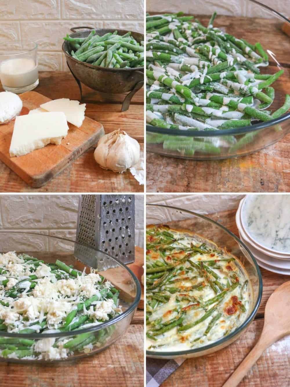 roasted green beans with parmesan