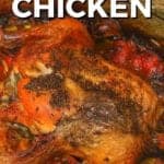 Herb Roasted Chicken with Slow Roasted Tomatoes and Garlic