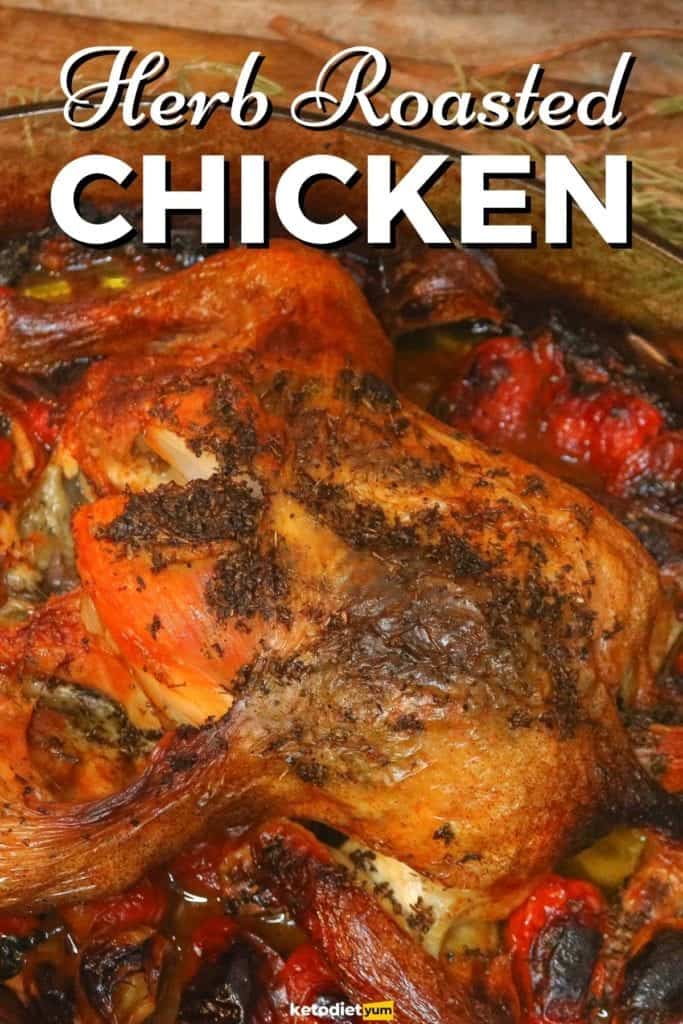 Herb Roasted Chicken with Slow Roasted Tomatoes and Garlic