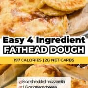 EASY Fathead Dough Recipe (4 Ingredients)