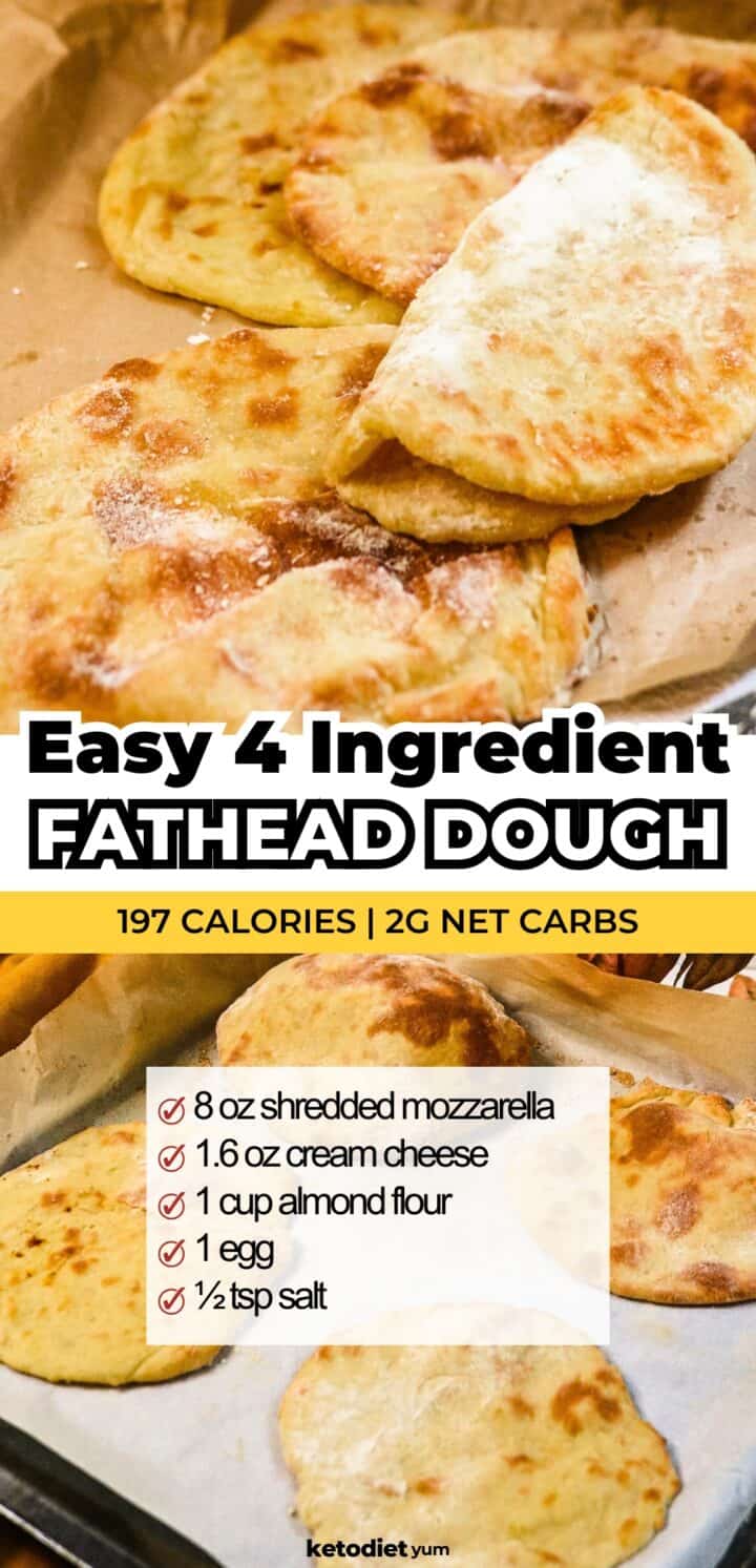 EASY Fathead Dough Recipe (4 Ingredients)