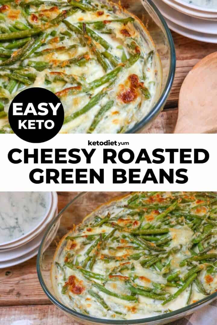 Oven Roasted Green Beans with Cheese