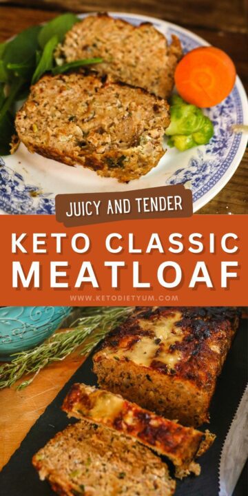 The Best Keto Meatloaf Recipe (Juicy and Tender)