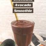 Keto Chocolate Avocado Smoothie (Energy Blast!)