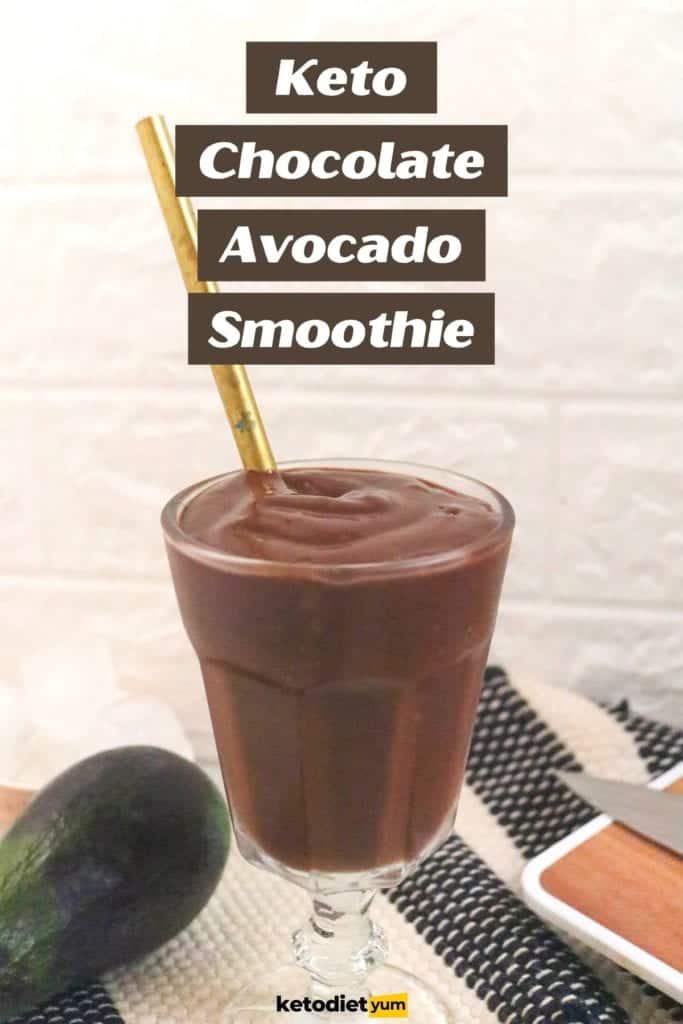 Keto Chocolate Avocado Smoothie (Energy Blast!)
