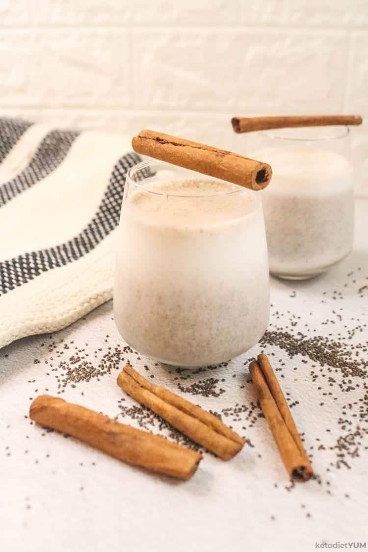 Low-Carb Creamy Cinnamon Smoothie