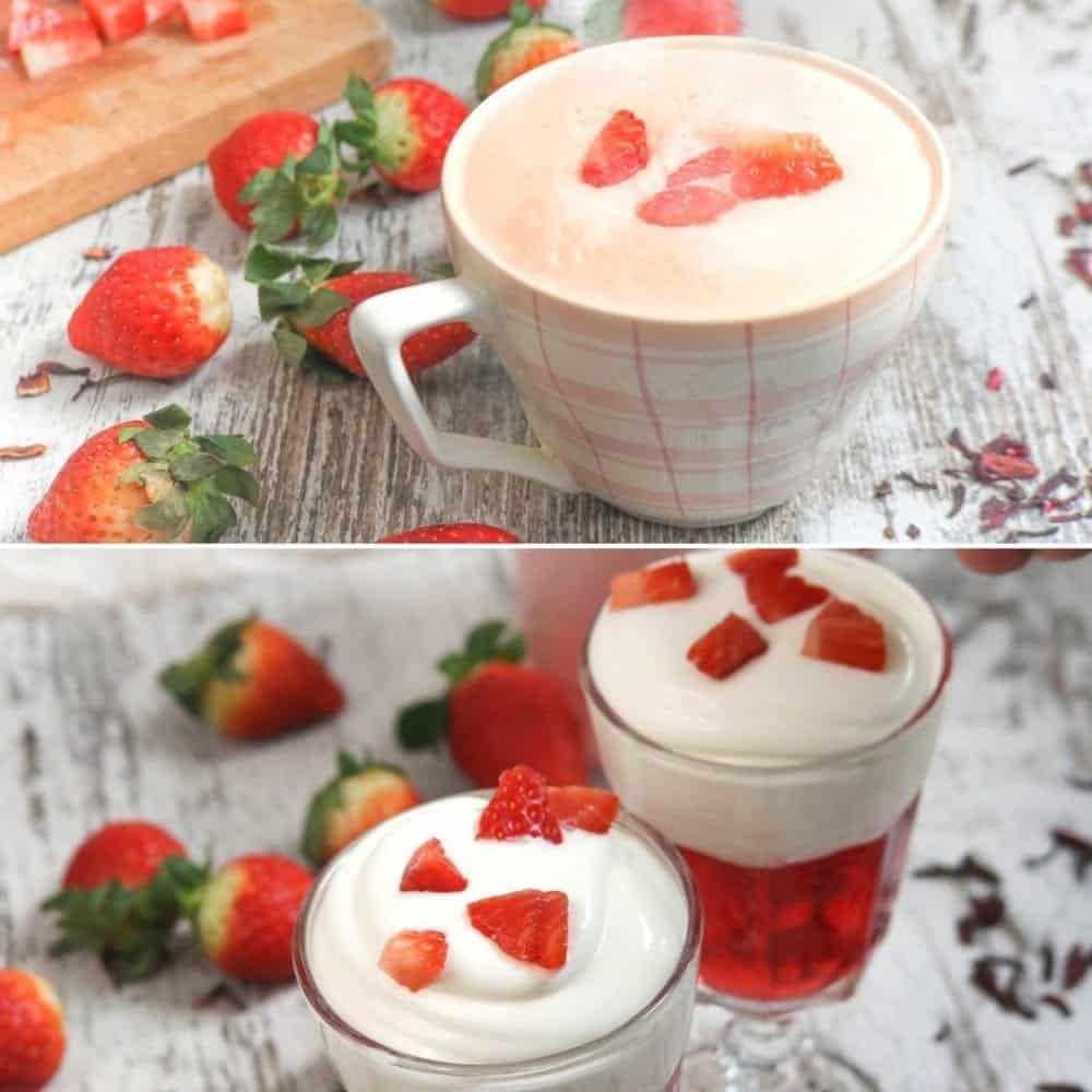 Keto Pink Drink Starbucks Copycat Recipe Hot or Cold