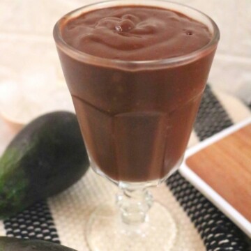 Keto Chocolate Avocado Smoothie (Energy Blast!)