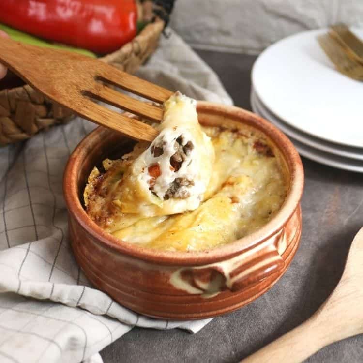 Philly Cheesesteak Casserole Recipe