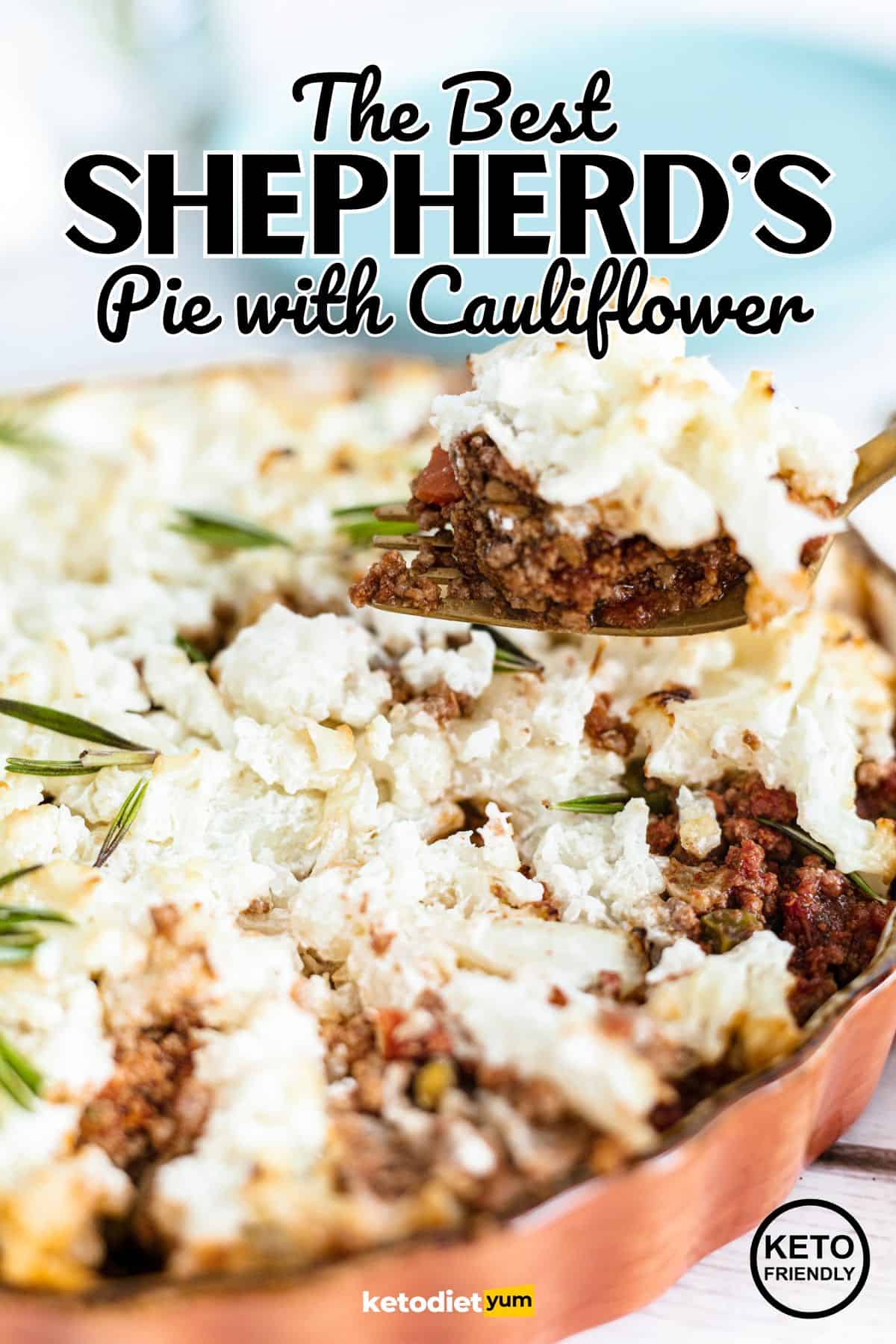 The Best Shepherd's Pie with Cauliflower Mash Recipe