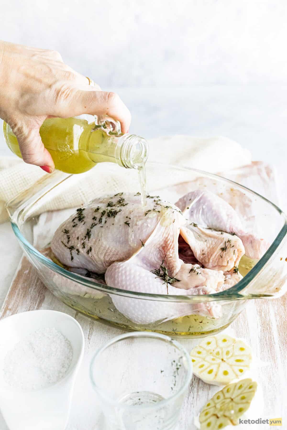 Keto Baked Chicken with Greek Yogurt and Lime