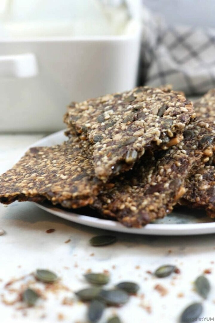 4Seed Crispy Keto Crackers Recipe Keto Diet Yum