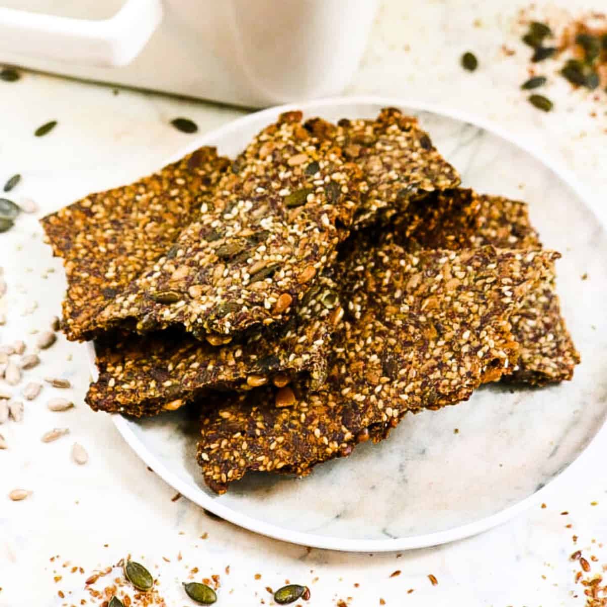 Crispy Keto Crackers Crispy Keto Crackers