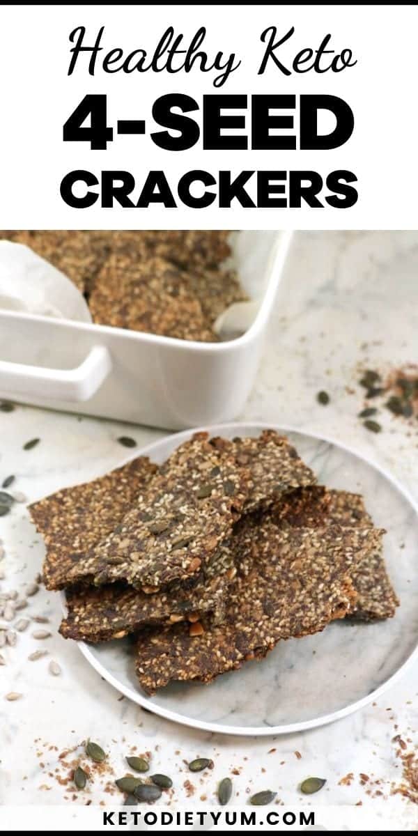 4Seed Crispy Keto Crackers Recipe Keto Diet Yum