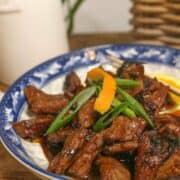 Keto Crispy Orange Beef