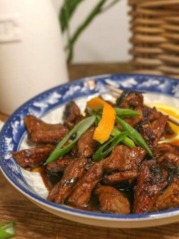 Keto Crispy Orange Beef