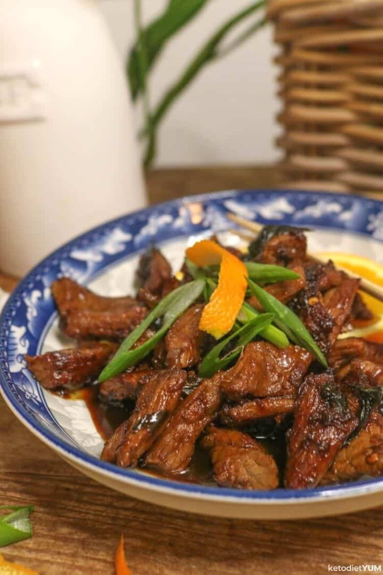 Keto Crispy Orange Beef