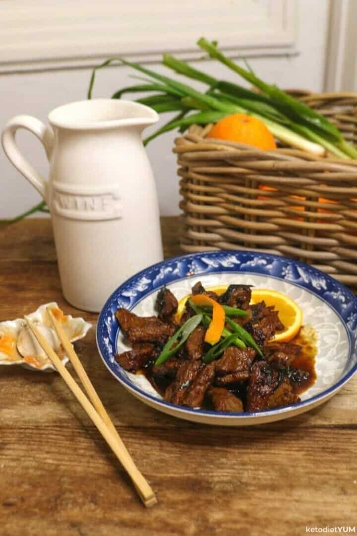 Keto Chinese Orange Beef Recipe
