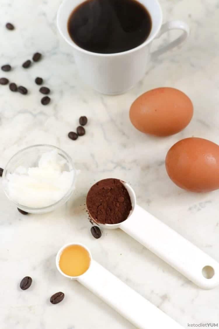 Keto mocha latte ingredients