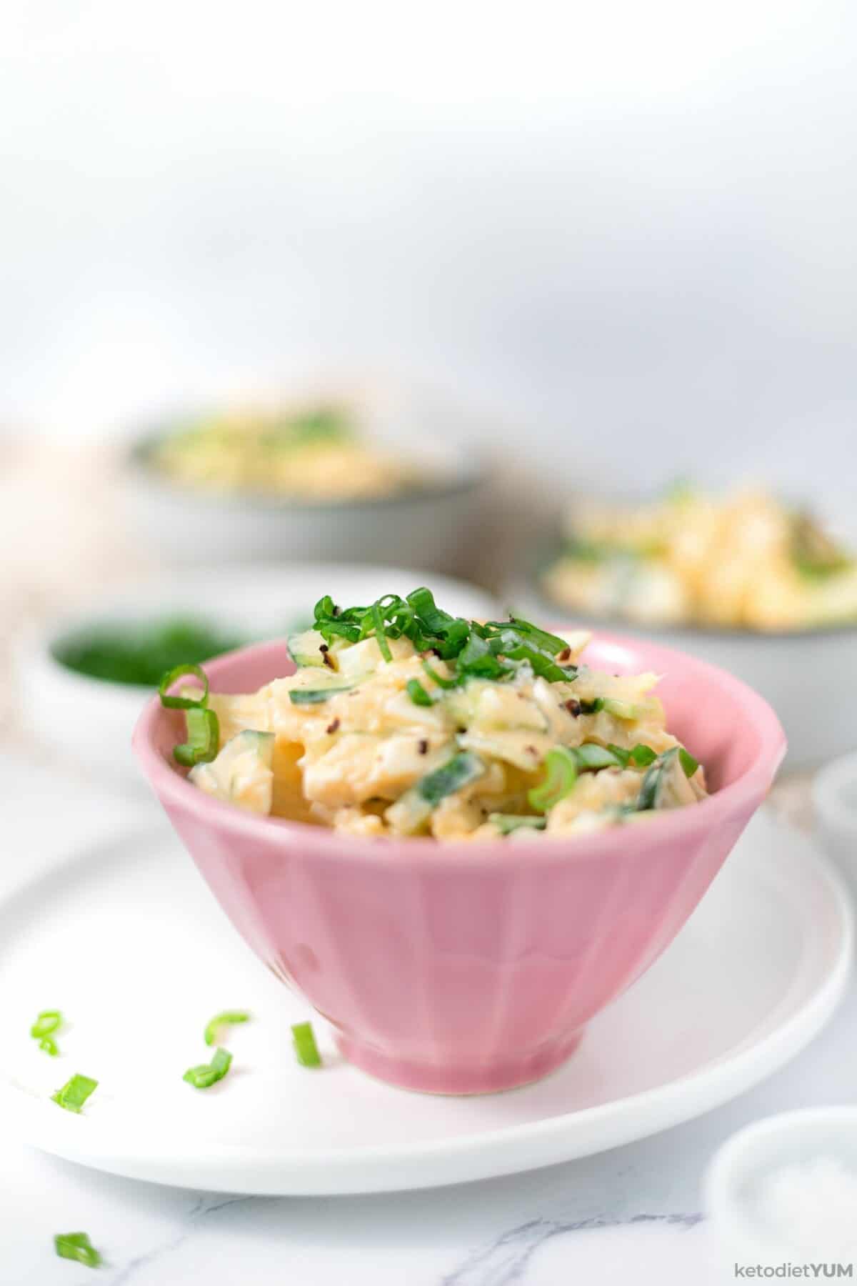 Keto Cauliflower Salad Recipe keto cauliflower salad recipe