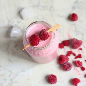 Keto Raspberry Cheesecake Smoothie