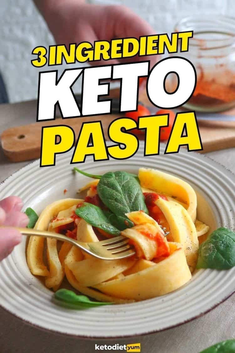 Best 3 Ingredient Keto Pasta