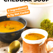 Keto Broccoli Cheddar Cheese Soup