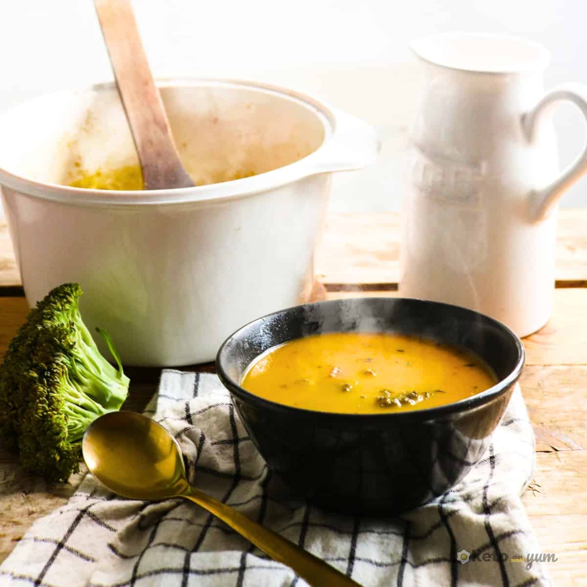 Keto Broccoli Cheddar Soup